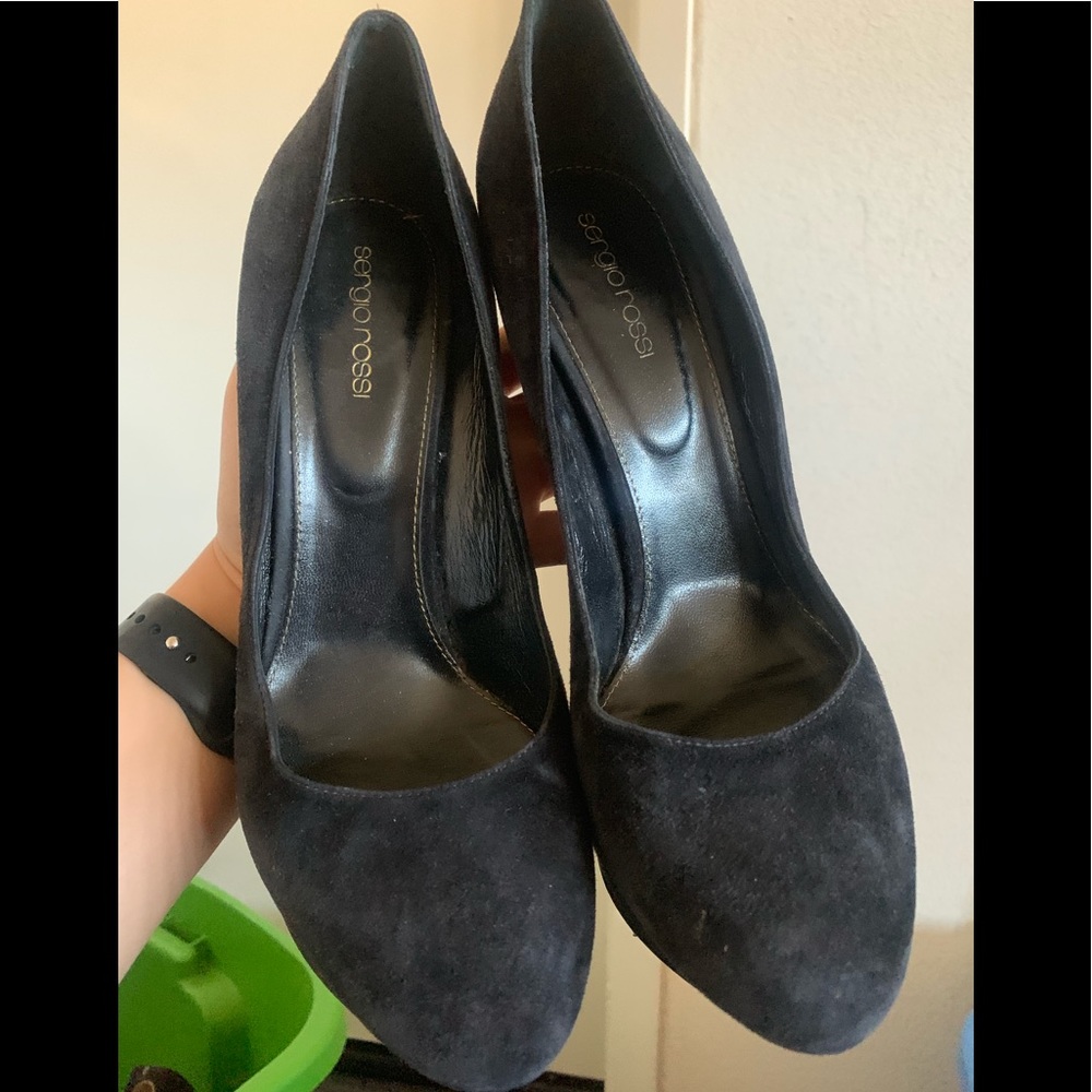 Sergio Rossi Suede Pumps